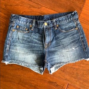 J. Crew cutoff denim shorts. Size 27